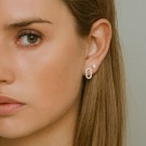 Sif Jakobs - Capizzi ørepynt i forgylt sølv med cz thumbnail