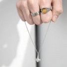 Son of Noa - Ring i stål med hamret overflate thumbnail