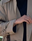 Astrid og Agnes - Melinda armring i stål med cz thumbnail