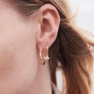 Sif Jakobs - Ellera Grande øreringer i 18k forgylt sølv med cz i varme farger thumbnail