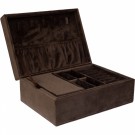 Dark Department - Smykkeskrin med krystaller, chocolate brown thumbnail