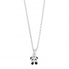 Noa kids jewellery - Halssmykke i sølv med pandamotiv thumbnail