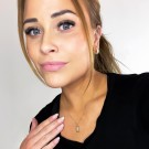 Arene Nordlie - Bokstavsmykke i forgylt sølv med cz, Y thumbnail