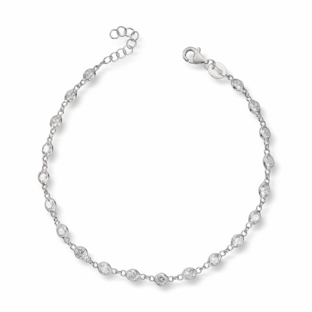 Mestergull - Armbånd i sølv med crystalstener