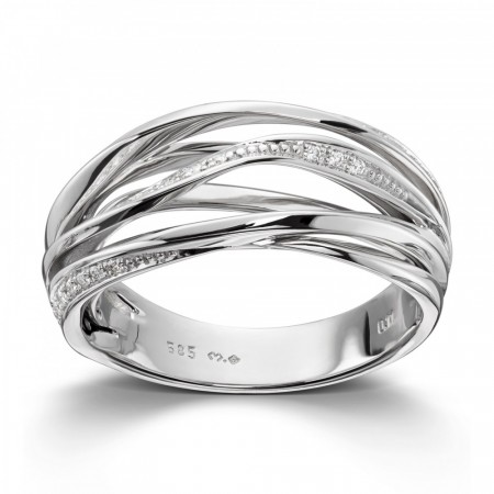 MG Diamonds - Ring, hvitt gull med diamant