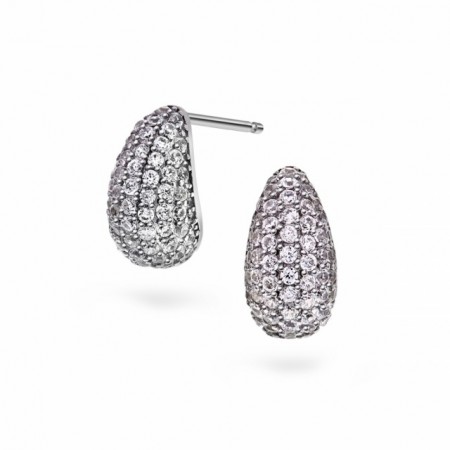 Arne Nordlie - Ørepynt i sølv med cz
