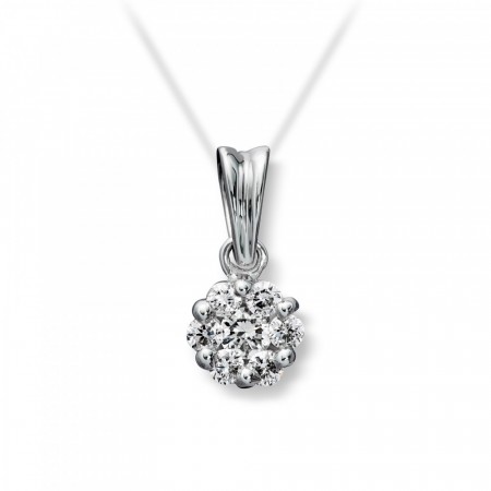 MG Diamonds - Anheng, hvitt gull