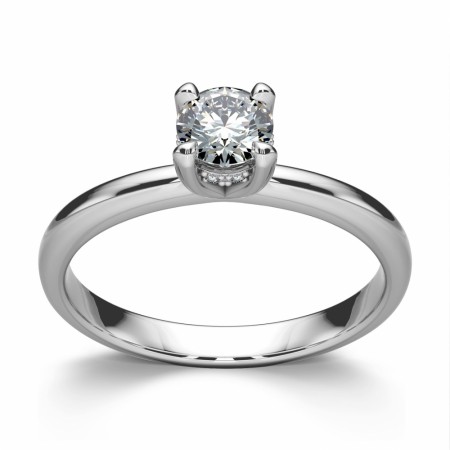 Bella Pavè - Ring i hvitt gull med ni diamanter 0,27ct.
