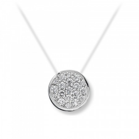 MG Diamonds - Anheng, hvitt gull med diamant