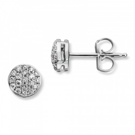 MG Diamonds - Ørepynt, hvitt gull